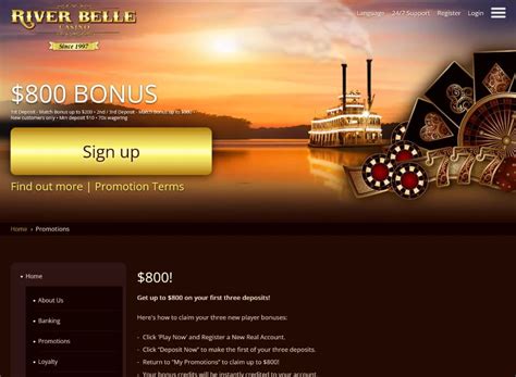 riverbelle casino $1 deposit